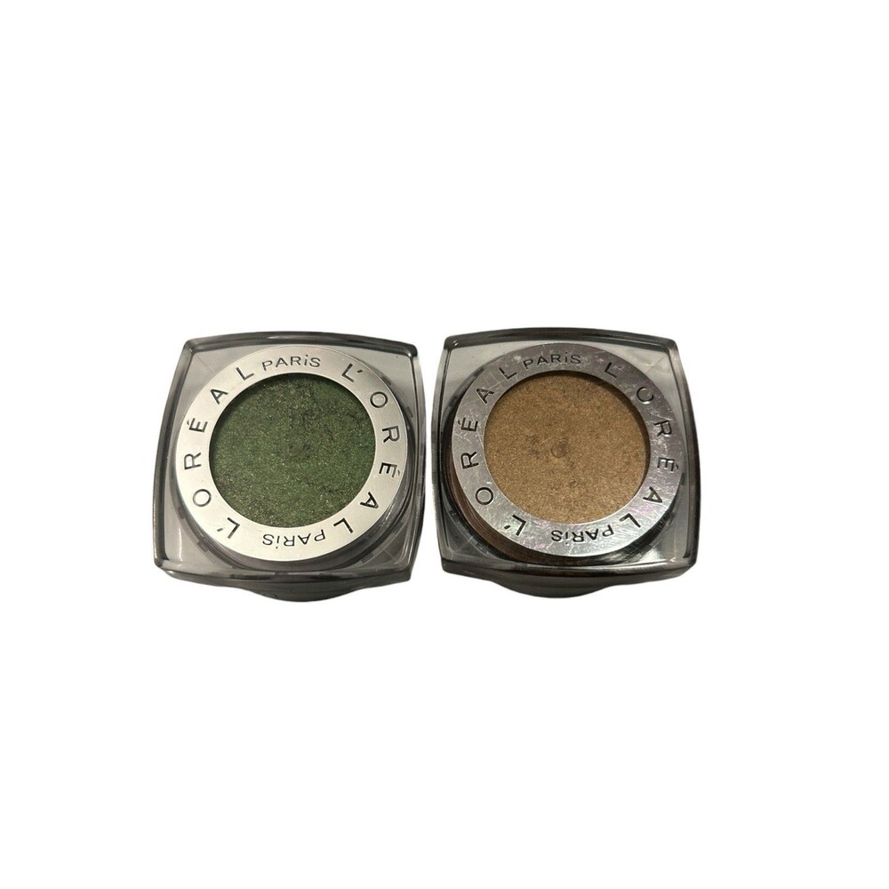 2 L'Oreal Paris Infallible 24HR Eye Shadow 335 Golden Emerald 890 Bronzed Taupe